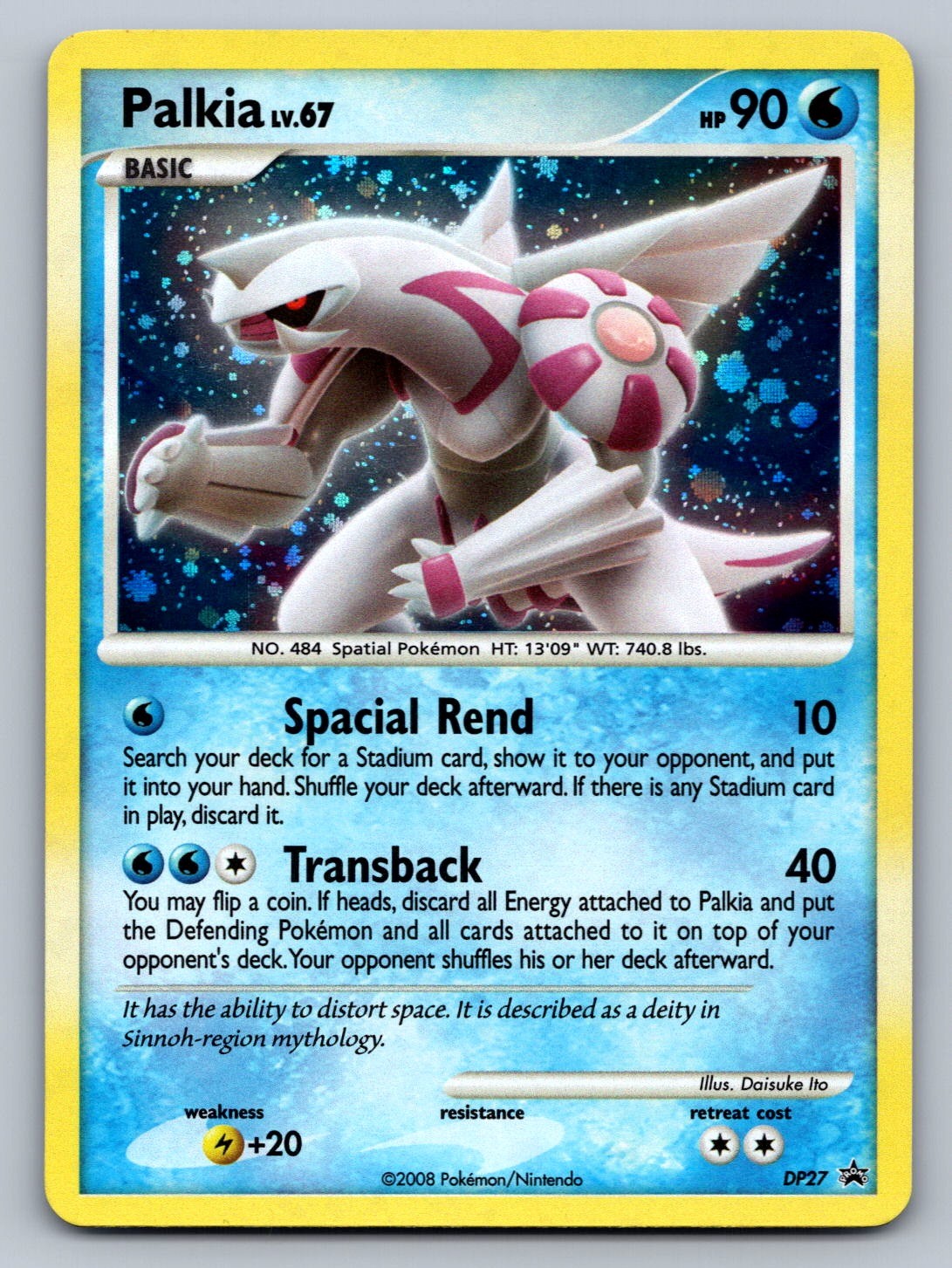 Palkia - Holo Promo DP27 Diamond and Pearl Promos NM