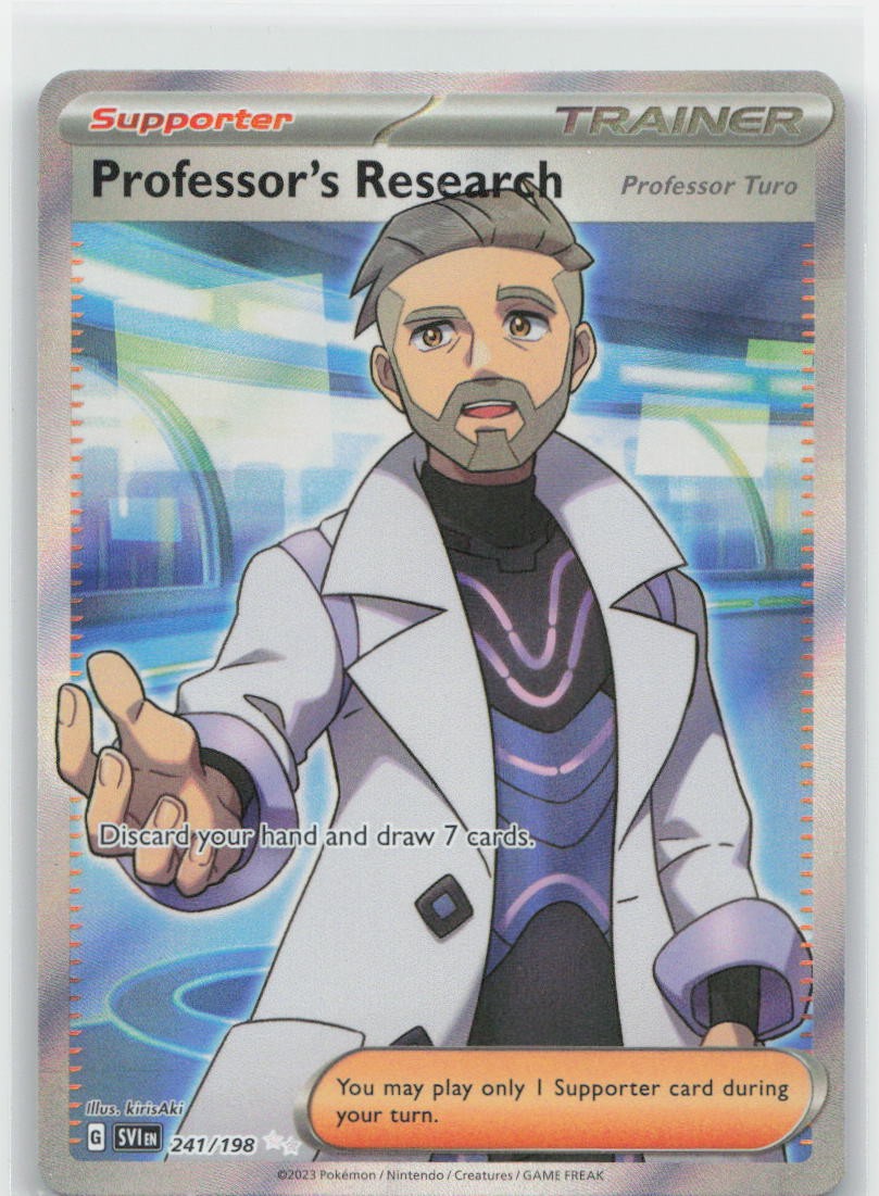 Professor's Research - Holo Ultra Rare 241/198 SV01: Scarlet & Violet Base NM