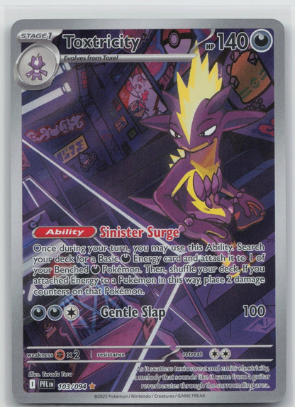 Toxtricity - Holo Illustration Rare 103/094 ME02: Phantasmal Flames NM