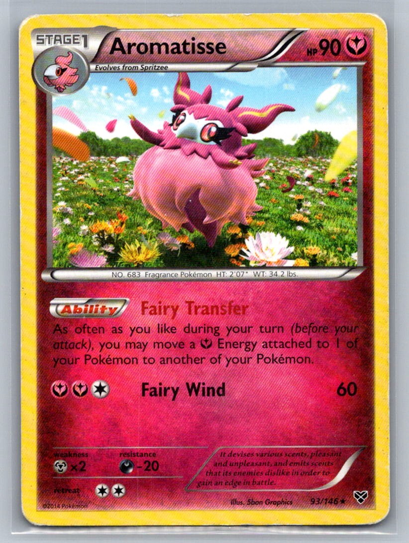 Aromatisse - 93/146 (XY Base Set) Rare 093/146 Deck Exclusives MP
