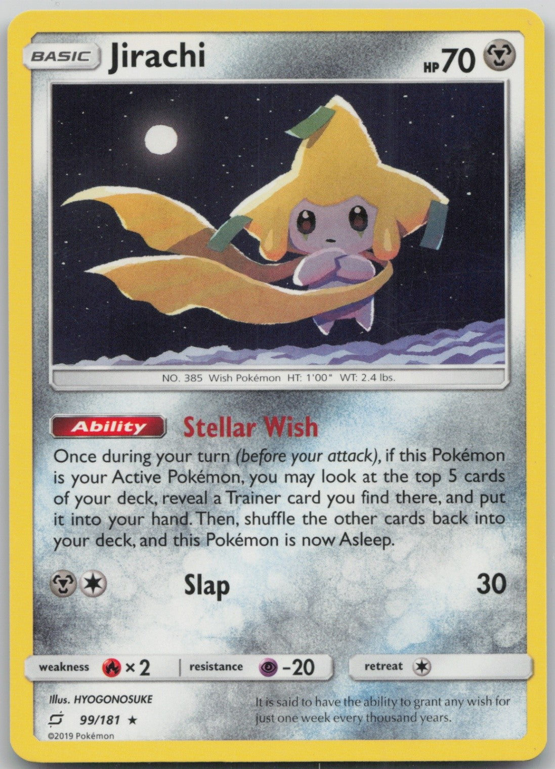 Jirachi - 99/181 Regular Rare 099/181 Deck Exclusives LP