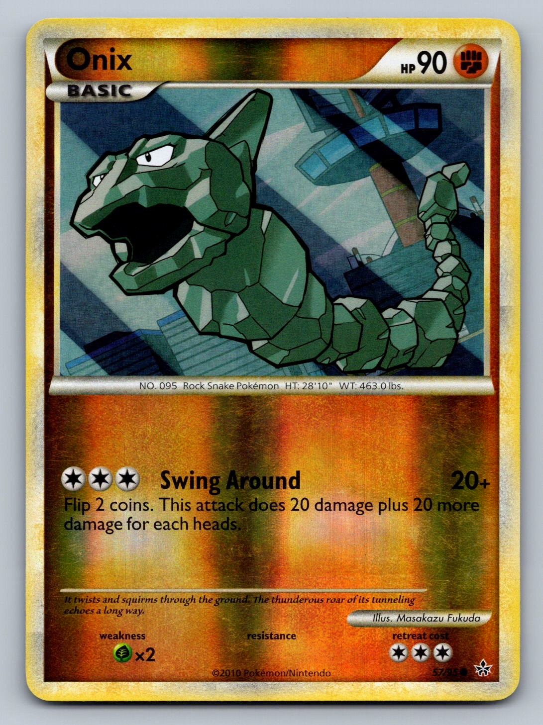 Onix (57) Reverse Holo Common 57/95 Unleashed NM