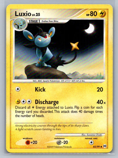 Luxio Uncommon 43/99 Arceus MP
