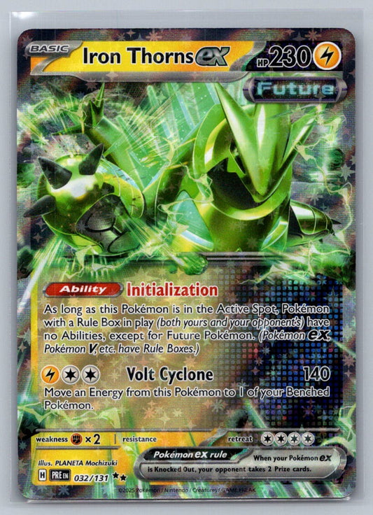 Iron Thorns ex Holo Double Rare 032/131 SV: Prismatic Evolutions NM