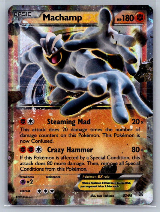 Machamp EX Holo Ultra Rare 37/98 XY - Ancient Origins LP