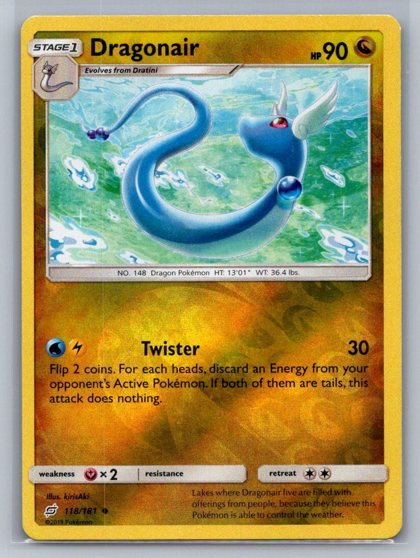Dragonair Reverse Holo Uncommon 118/181 SM - Team Up LP