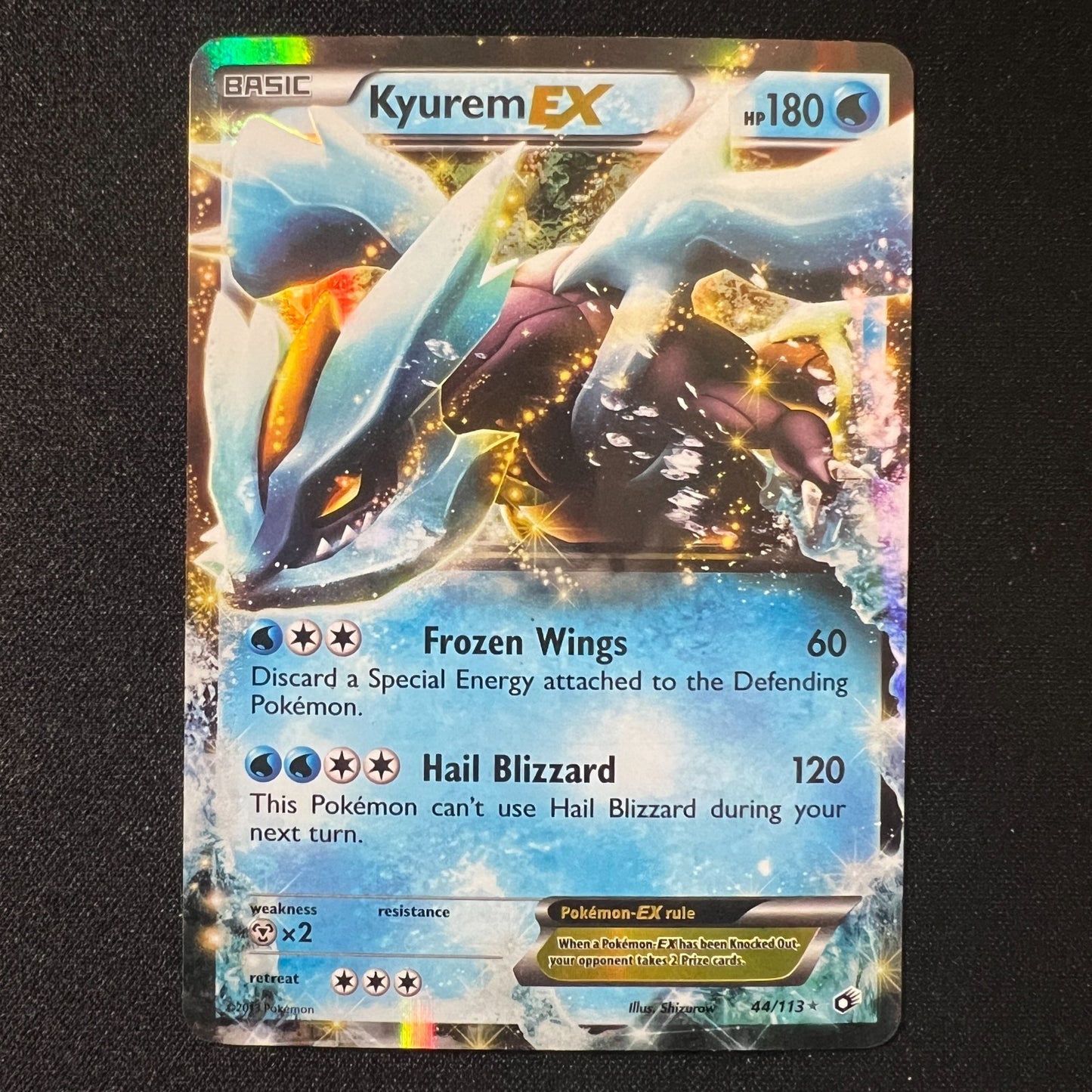 Kyurem EX 44/113 – Legendary Treasures Holo Rare Pokemon Cards TCG MP