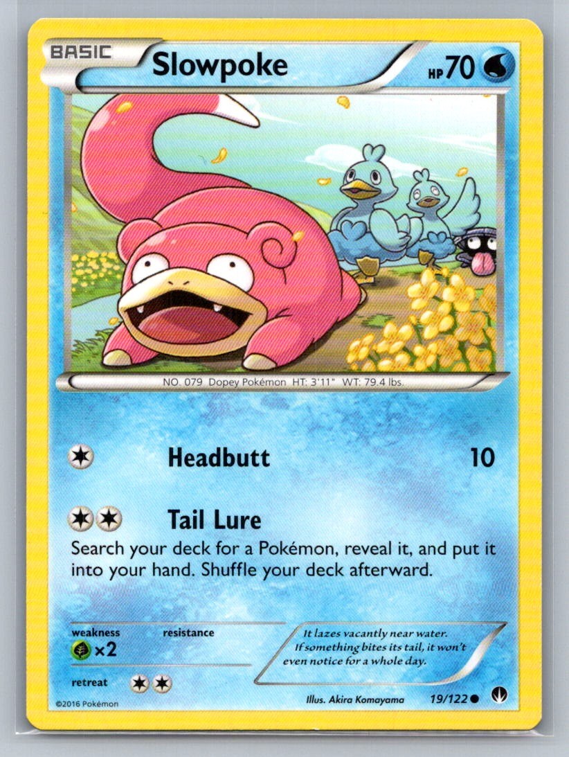 Slowpoke Common 19/122 XY - BREAKpoint LP