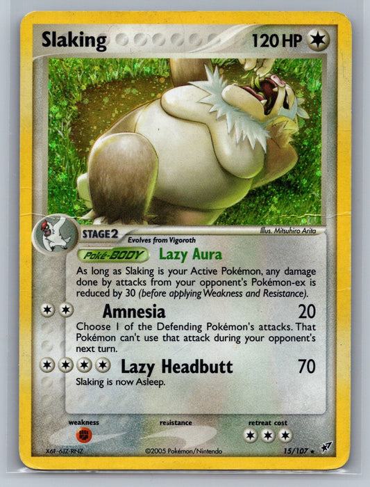 Slaking Holo Holo Rare 15/107 Deoxys HP