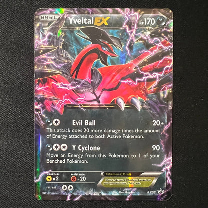 Yveltal EX XY08 – Promo Black Star Holo Rare Pokemon Cards TCG MP