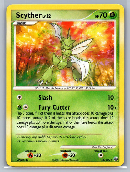 Scyther Uncommon 46/100 Majestic Dawn NM