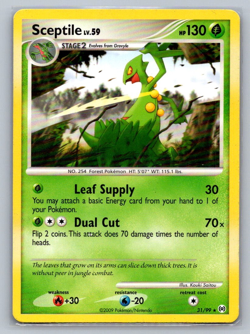 Sceptile (31) Rare 31/99 Arceus LP
