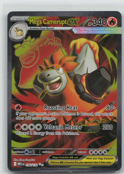 Mega Camerupt ex - Holo Ultra Rare 156/132 ME01: Mega Evolution NM