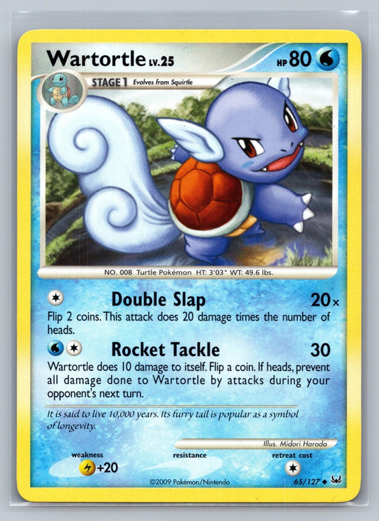 Wartortle Uncommon 65/127 Platinum LP