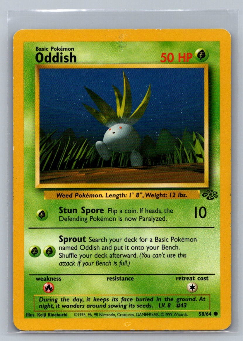 Oddish Unlimited Common 58/64 Jungle LP