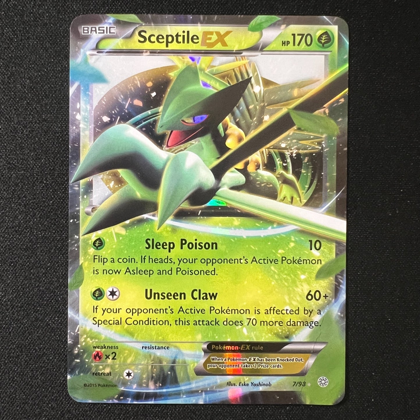 Sceptile EX 7/98 – XY Ancient Origins Ultra Rare Pokemon Cards TCG MP