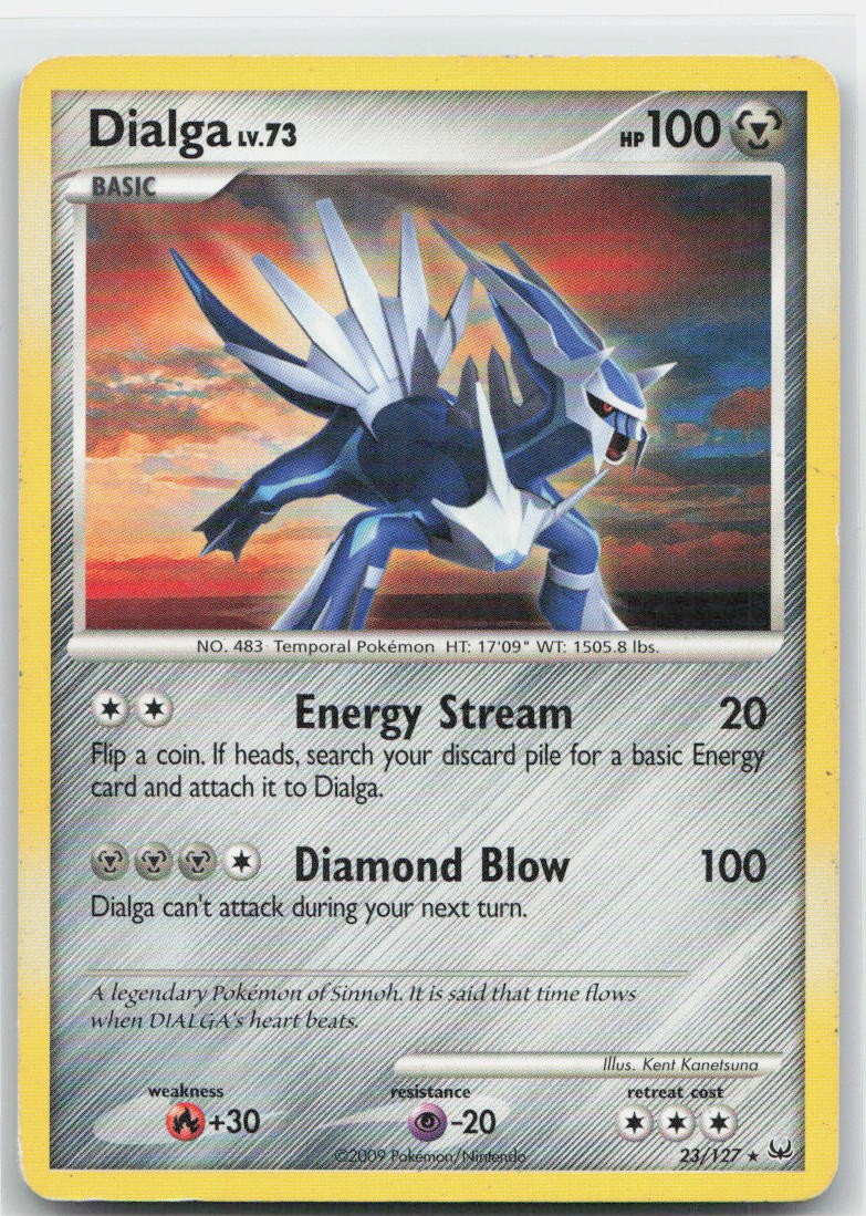 Dialga (23) Normal Rare 23/127 Platinum LP