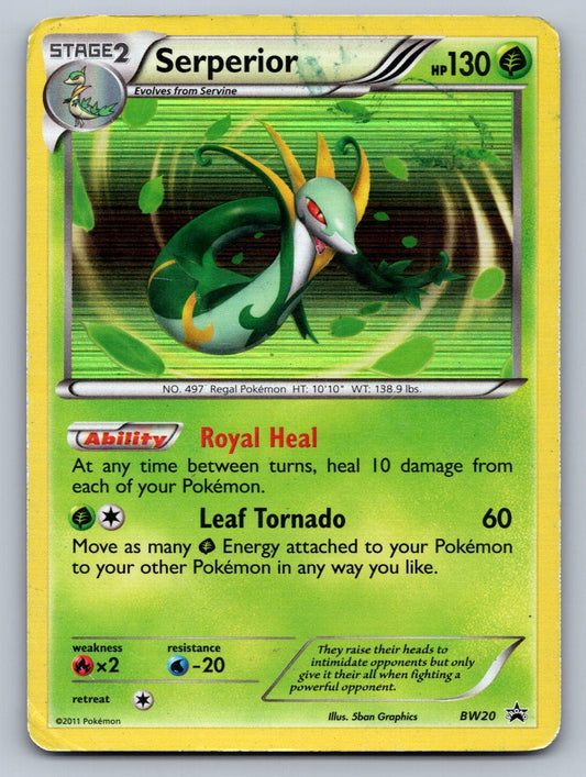 Serperior - BW20 Grass Holo Black and White Promos LP