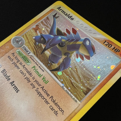 Armaldo - 1/100 - Pokemon Ex Sandstorm Vintage Holo Card LP