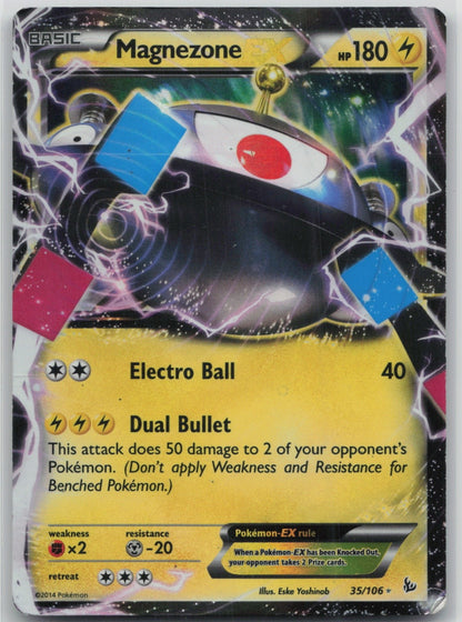 Magnezone EX Holo Ultra Rare 35/106 XY - Flashfire LP