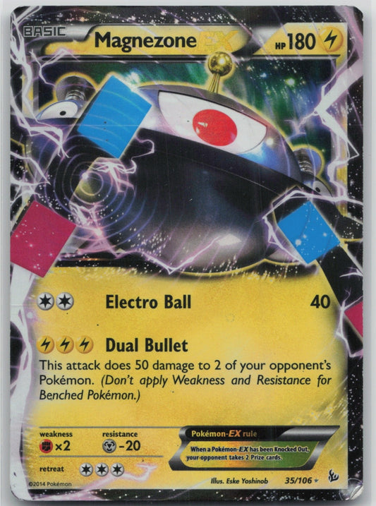 Magnezone EX Holo Ultra Rare 35/106 XY - Flashfire LP