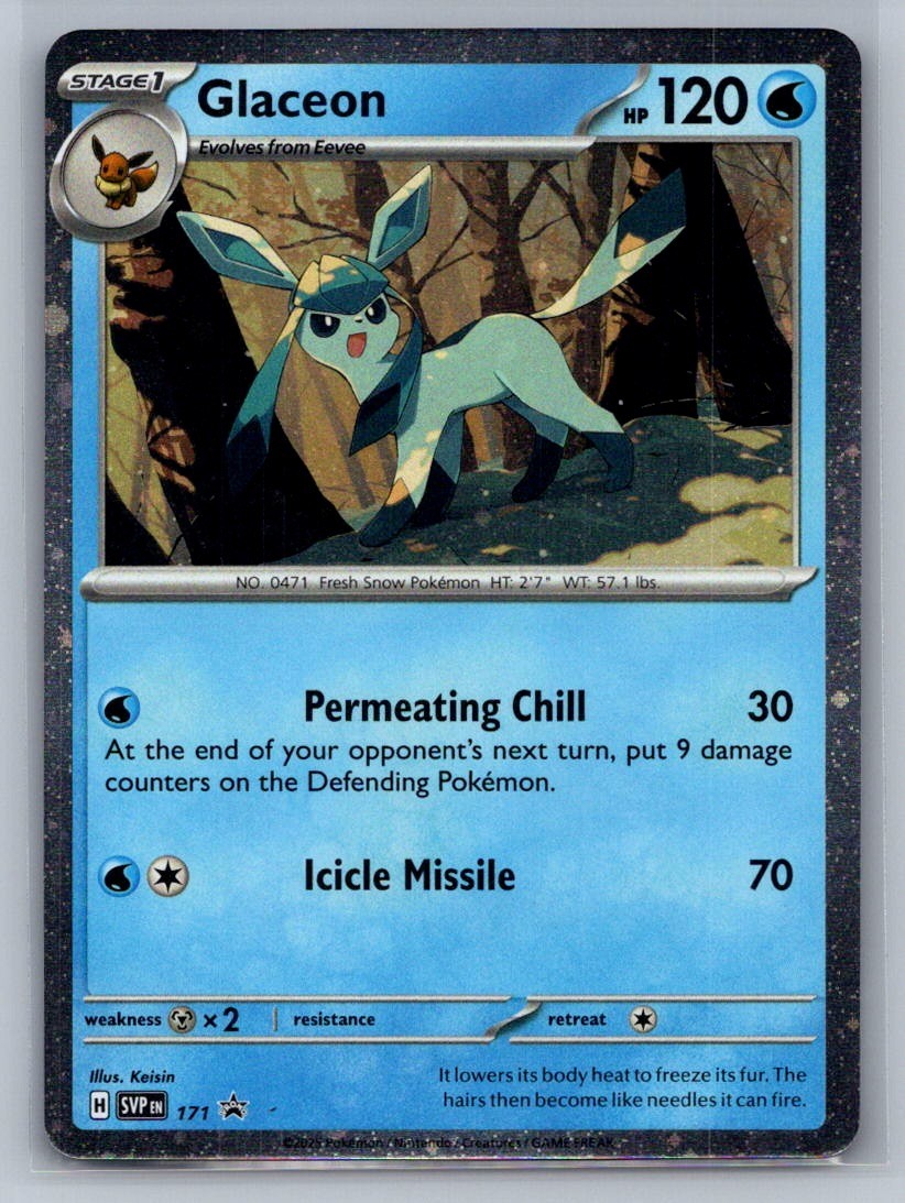 Glaceon - (Cosmos Holo) Holo Promo 171 SV: Scarlet & Violet Promo Cards NM