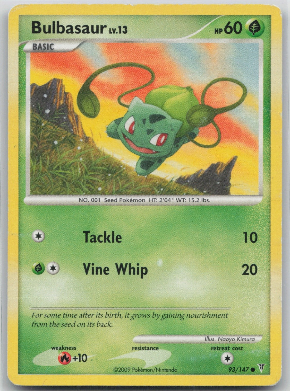 Bulbasaur Regular Common 93 Supreme Victors MP