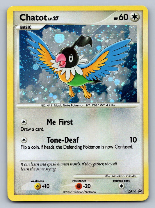 Chatot - DP14 Colorless Holo Diamond and Pearl Promos NM