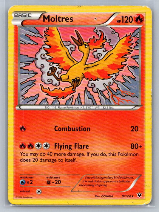 Moltres Rare 9/124 XY - Fates Collide MP