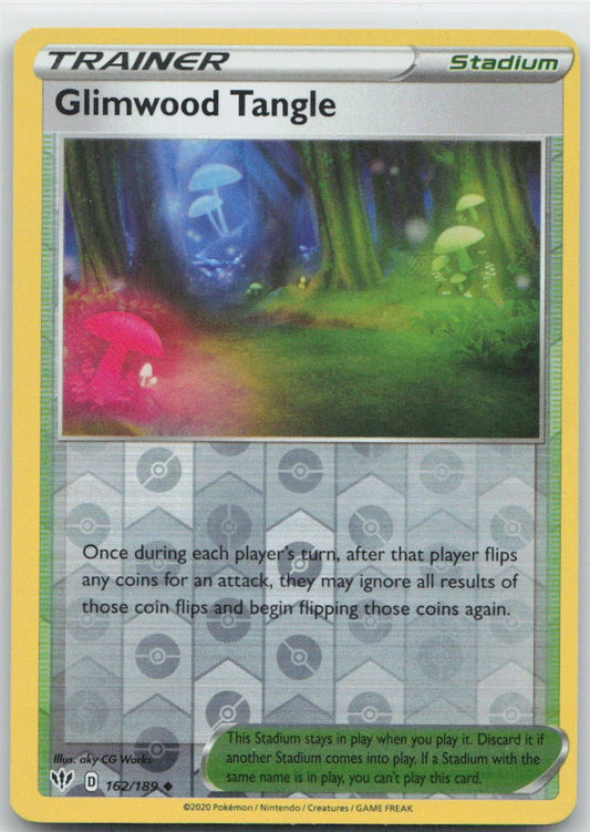 Glimwood Tangle Reverse Holo Uncommon 162/189 SWSH03: Darkness Ablaze NM