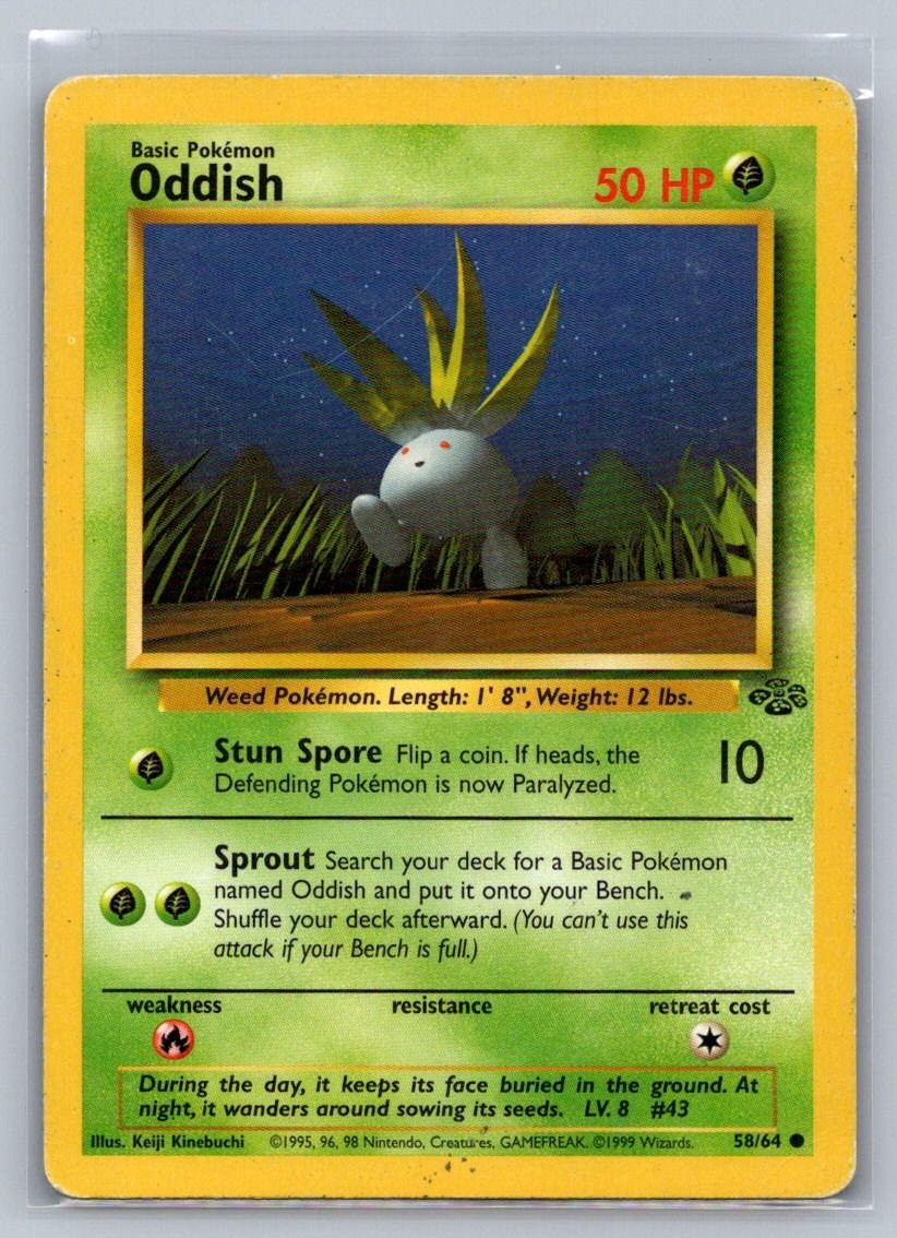 Oddish Unlimited Common 58/64 Jungle LP