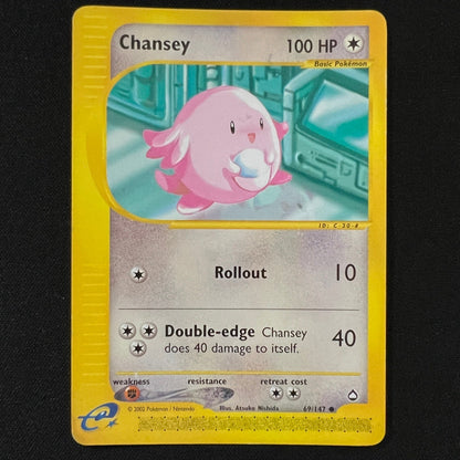 Chansey Regular Common 069/147 Aquapolis LP