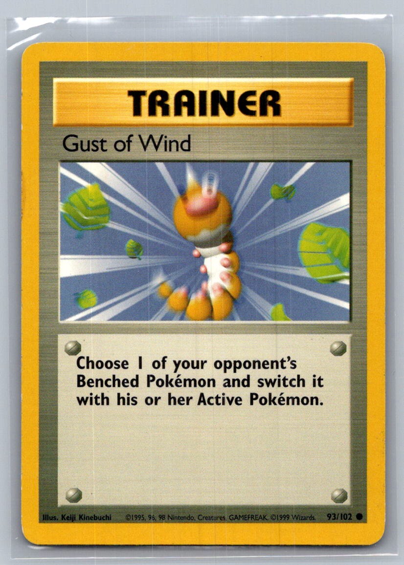 Gust of Wind Common 093/102 Base Set LP
