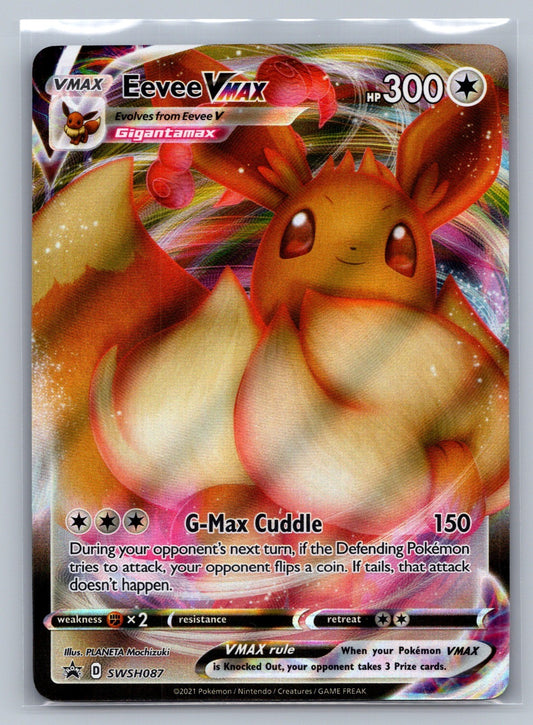 Eevee VMAX Holo Promo SWSH087 SWSH: Sword & Shield Promo Cards NM
