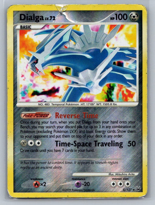 Dialga (5) Holo Holo Rare 5/127 Platinum HP