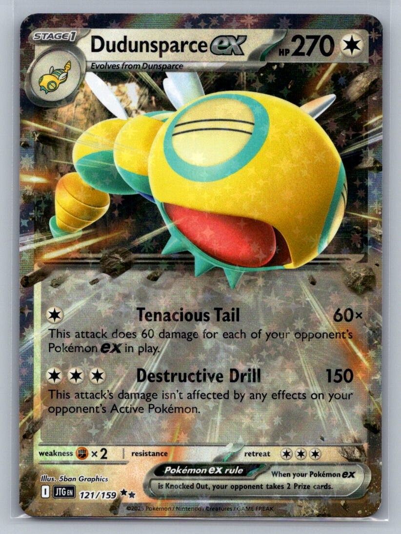 Dudunsparce ex Holo Double Rare 121/159 SV09: Journey Together LP