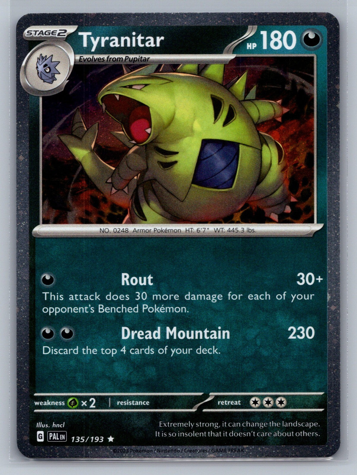 Tyranitar - (Cosmo Foil) Holo Promo 135/193 Miscellaneous Cards & Products NM