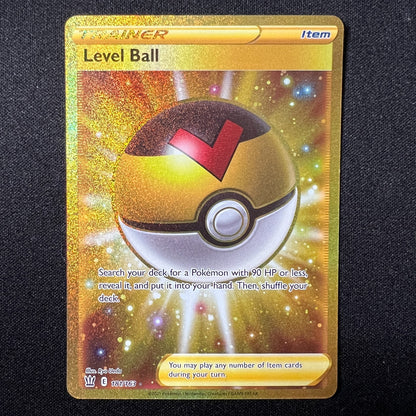 Level Ball – #181/163 – Battle Styles – Secret Rare Pokemon Card – NM