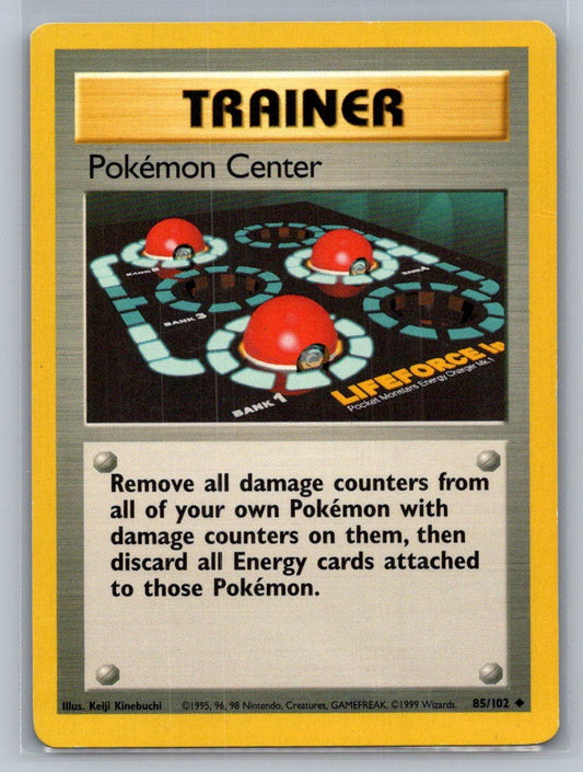 Pokemon Center Uncommon 085/102 Base Set LP