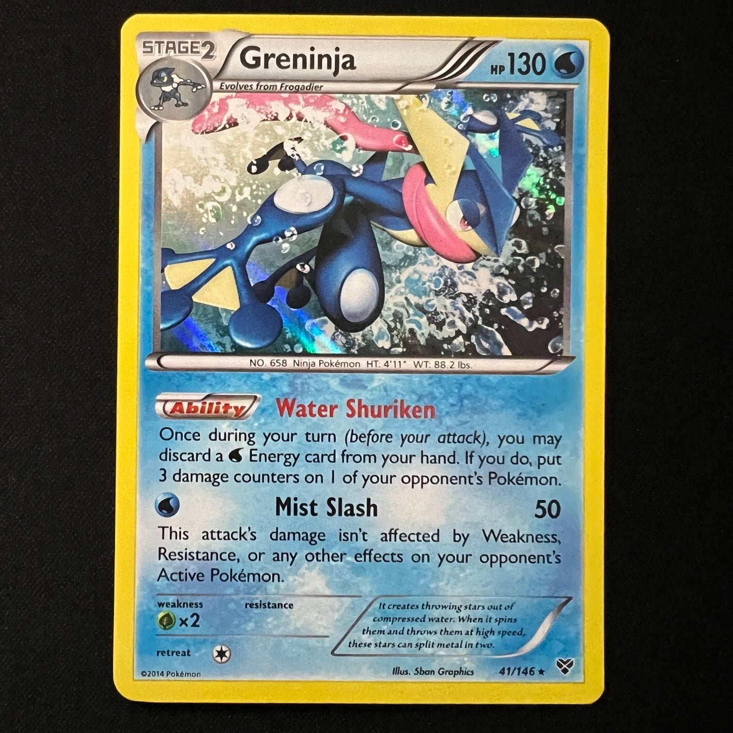 Pokemon Greninja (41/178) XY LP HOLO