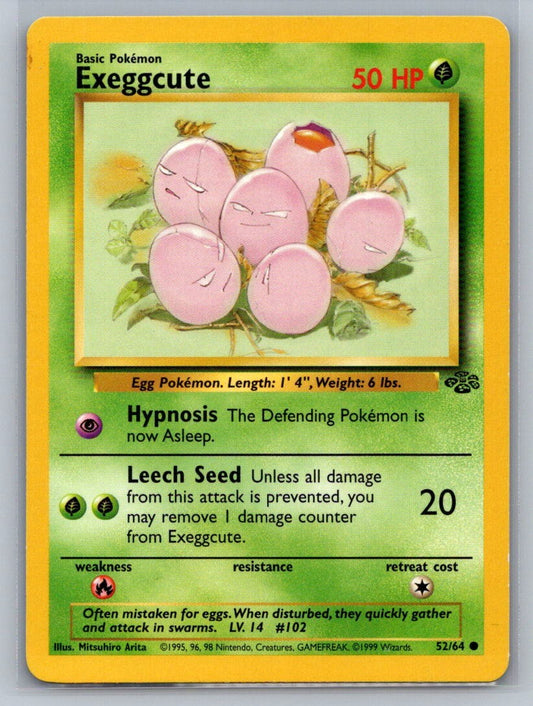 Exeggcute Unlimited Common 52/64 Jungle LP