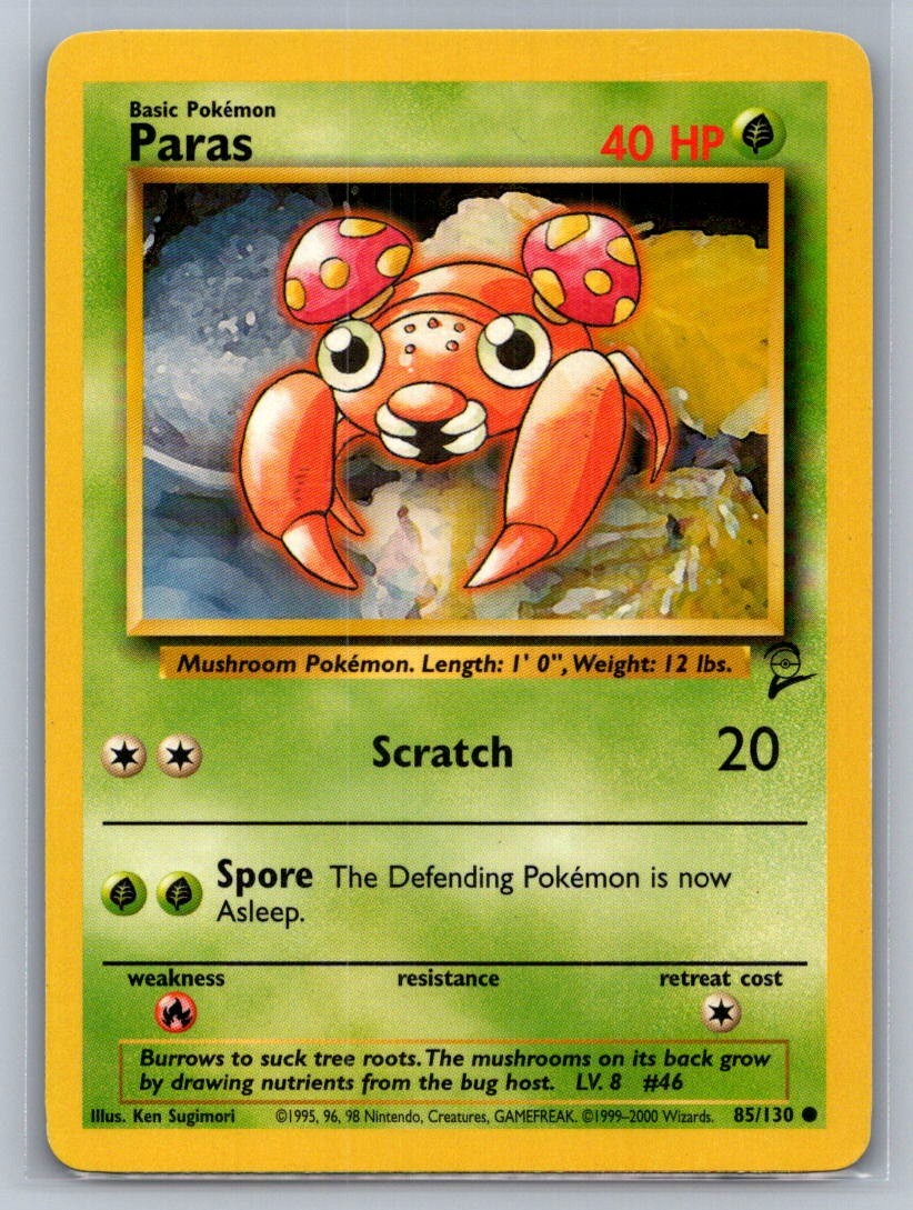 Paras Common 085/130 Base Set 2 LP