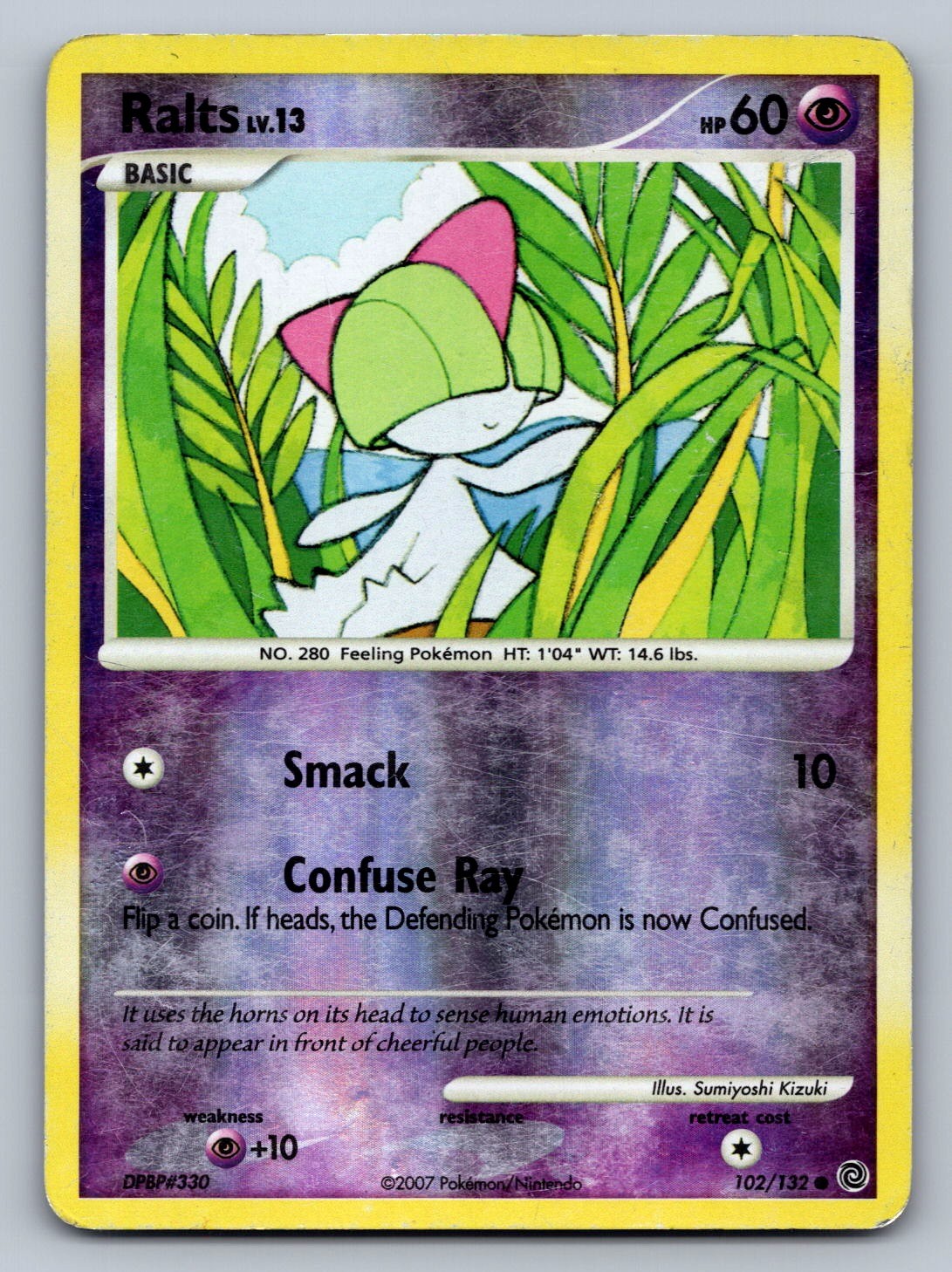 Ralts 102/132 Psychic Reverse Holo Secret Wonders LP