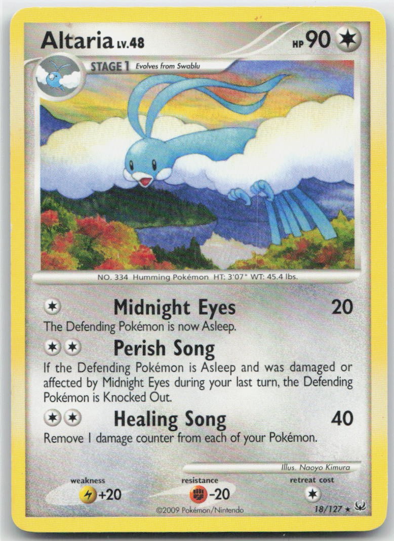 Altaria Rare 18/127 Platinum NM