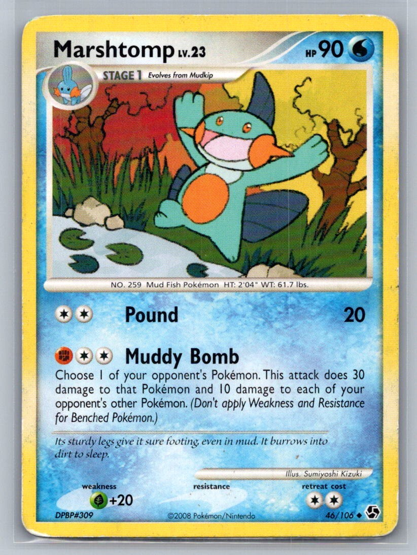 Marshtomp Uncommon 46/106 Great Encounters LP
