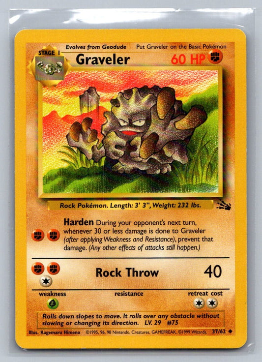 Graveler Unlimited 37/62 Fossil LP