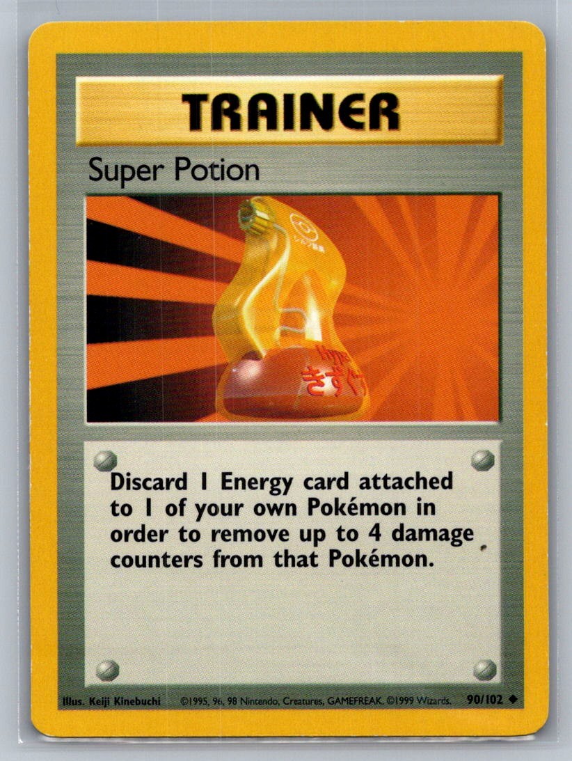 Super Potion Normal 090/102 Base Set LP