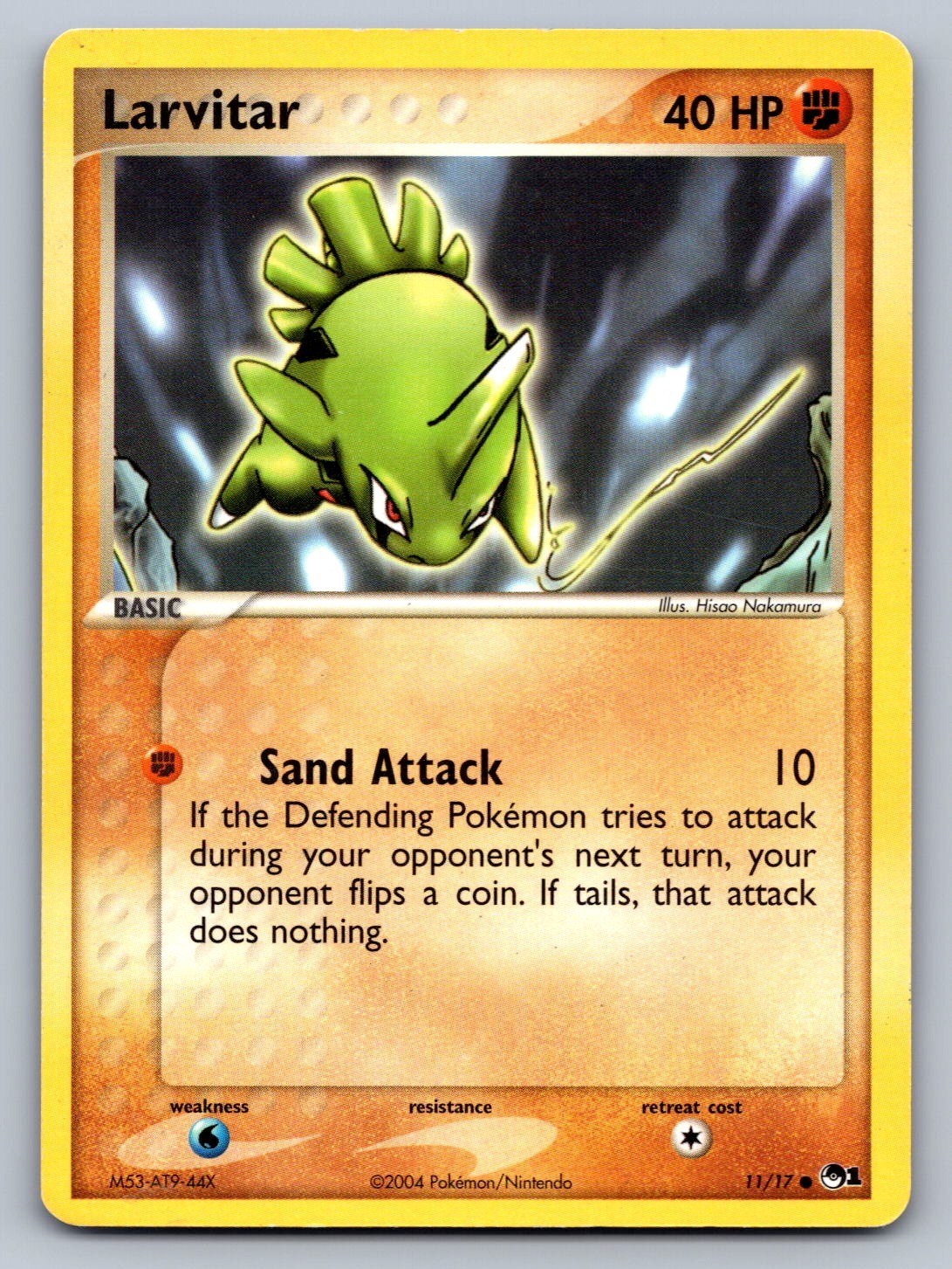 Larvitar 011/017 Fighting POP Series 1 LP