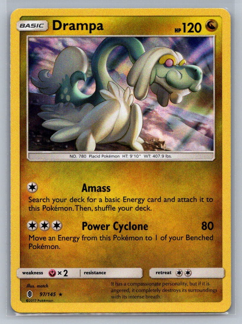 Drampa Holo Holo Rare 97/145 SM - Guardians Rising LP