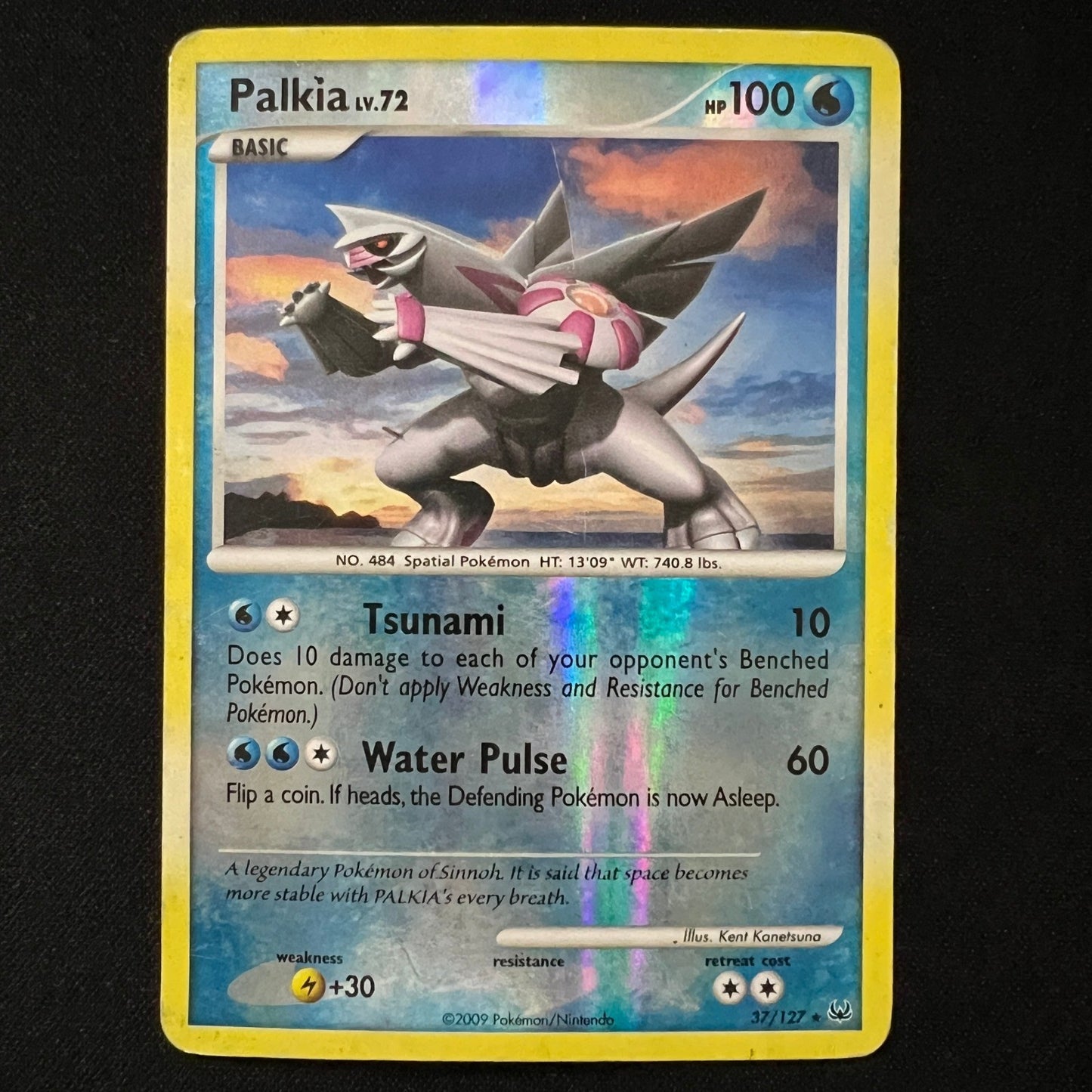 Palkia Reverse Holo Rare 37/127 Platinum MP